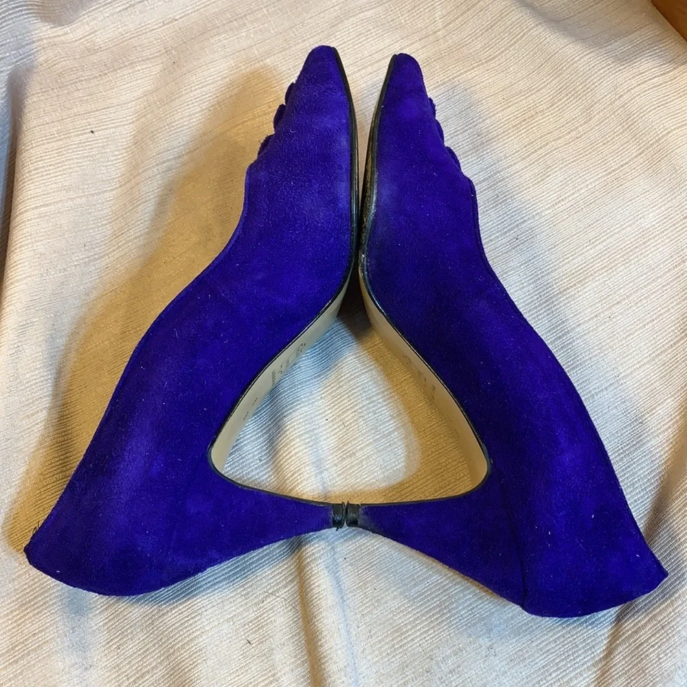 Morgan Taylor Old Hollywood leather vintage pumps